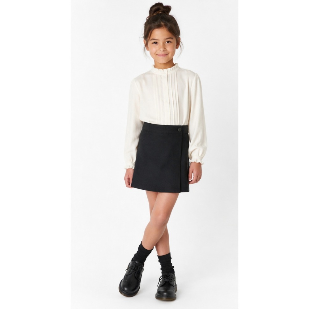 DR. MARTENS x BONPOINT Awelito Docderby Black Leather Brogue Shoes Kids US 3